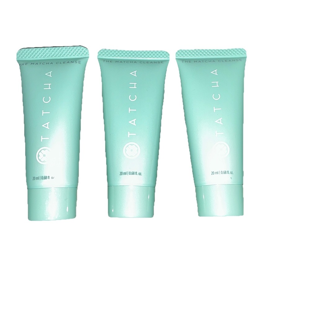 3 X TATCHA The Matcha Cleanse Daily Clarifying Gel Cleanser 20ml/0.68 fl oz EACH